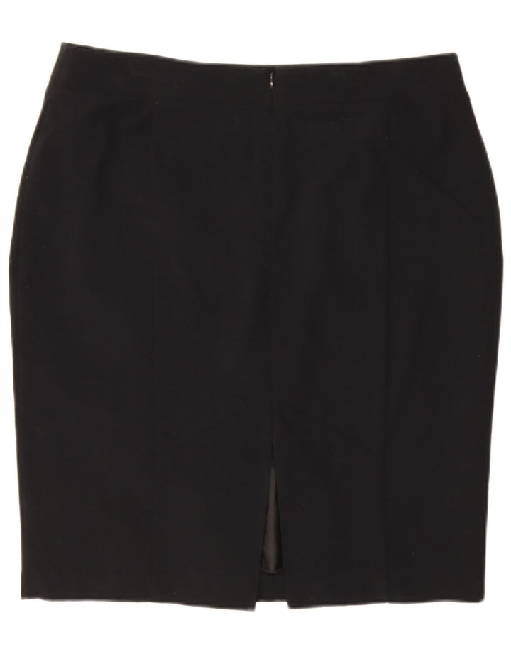 Marks & Spencer Womens Pencil Skirt UK 16 Large W36  Black Polyester