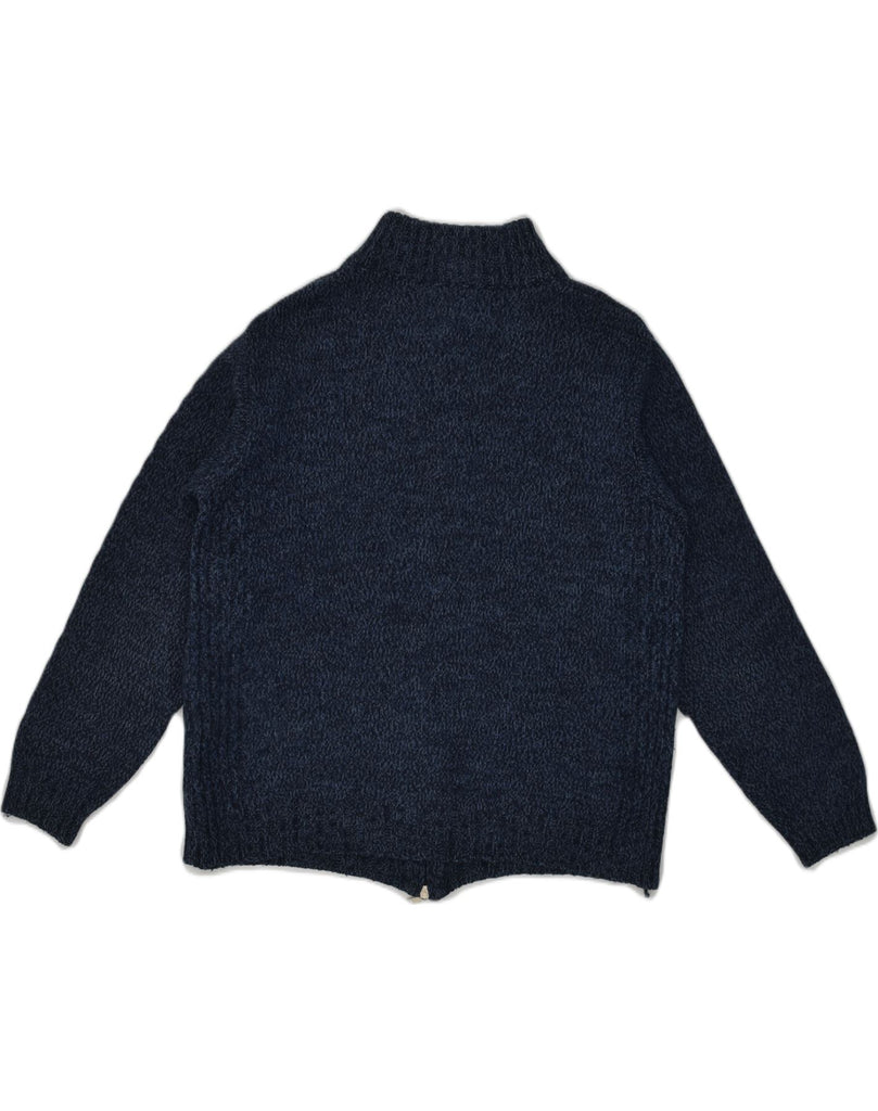 AVIREX Boys Cardigan Sweater 15-16 Years Navy Blue Flecked Wool | Vintage Avirex | Thrift | Second-Hand Avirex | Used Clothing | Messina Hembry 