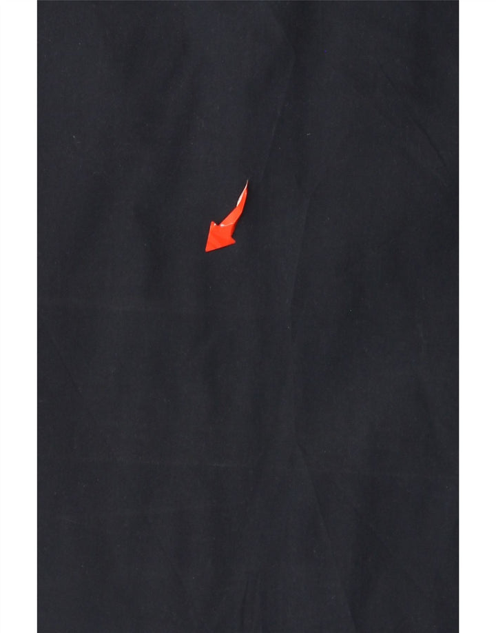 Mossimo Mens Short Sleeve Pullover Shirt Medium Navy Blue Cotton