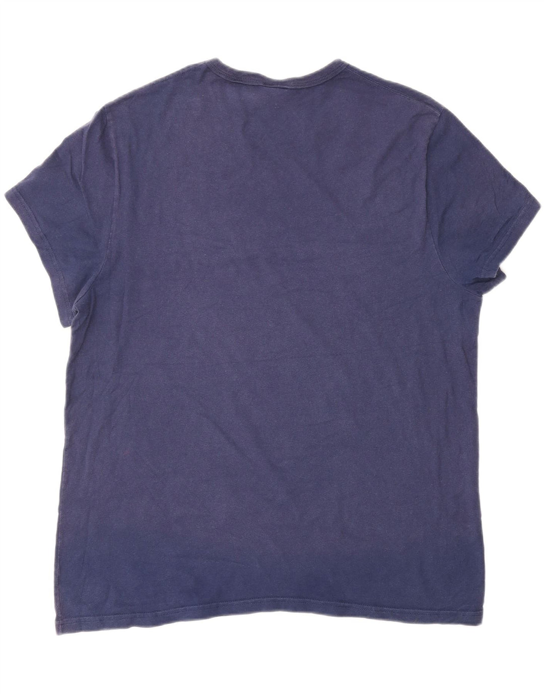 Champion Mens Graphic T-Shirt Top XL Navy Blue Cotton