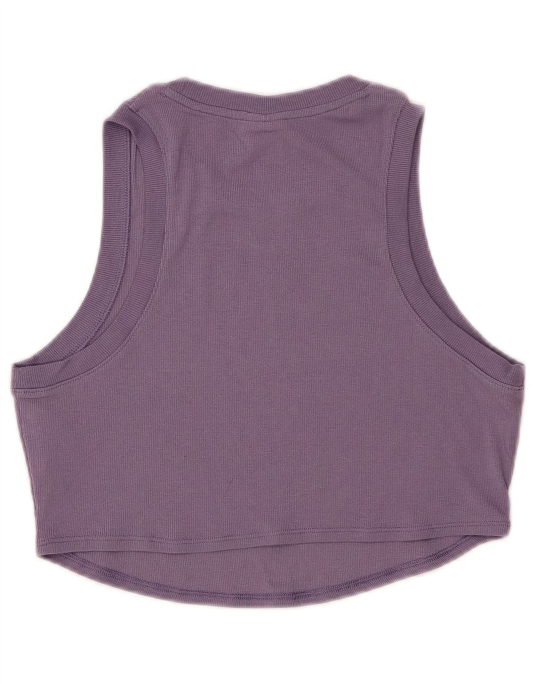 NIKE Womens Crop Vest Top UK 12 Medium Purple Polyester