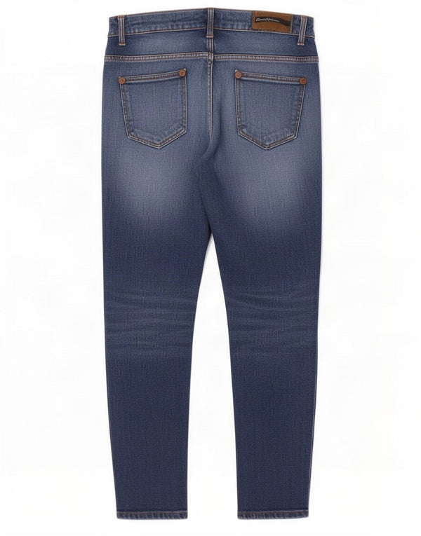 Takeshy Kurosawa Mens Hand Made Distressed Slim Jeans W36 L29 Blue Spotted