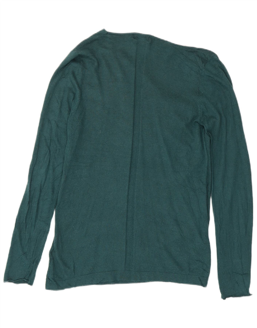 JIGSAW Womens Boat Neck Jumper Sweater UK 12 Medium Green Polyamide