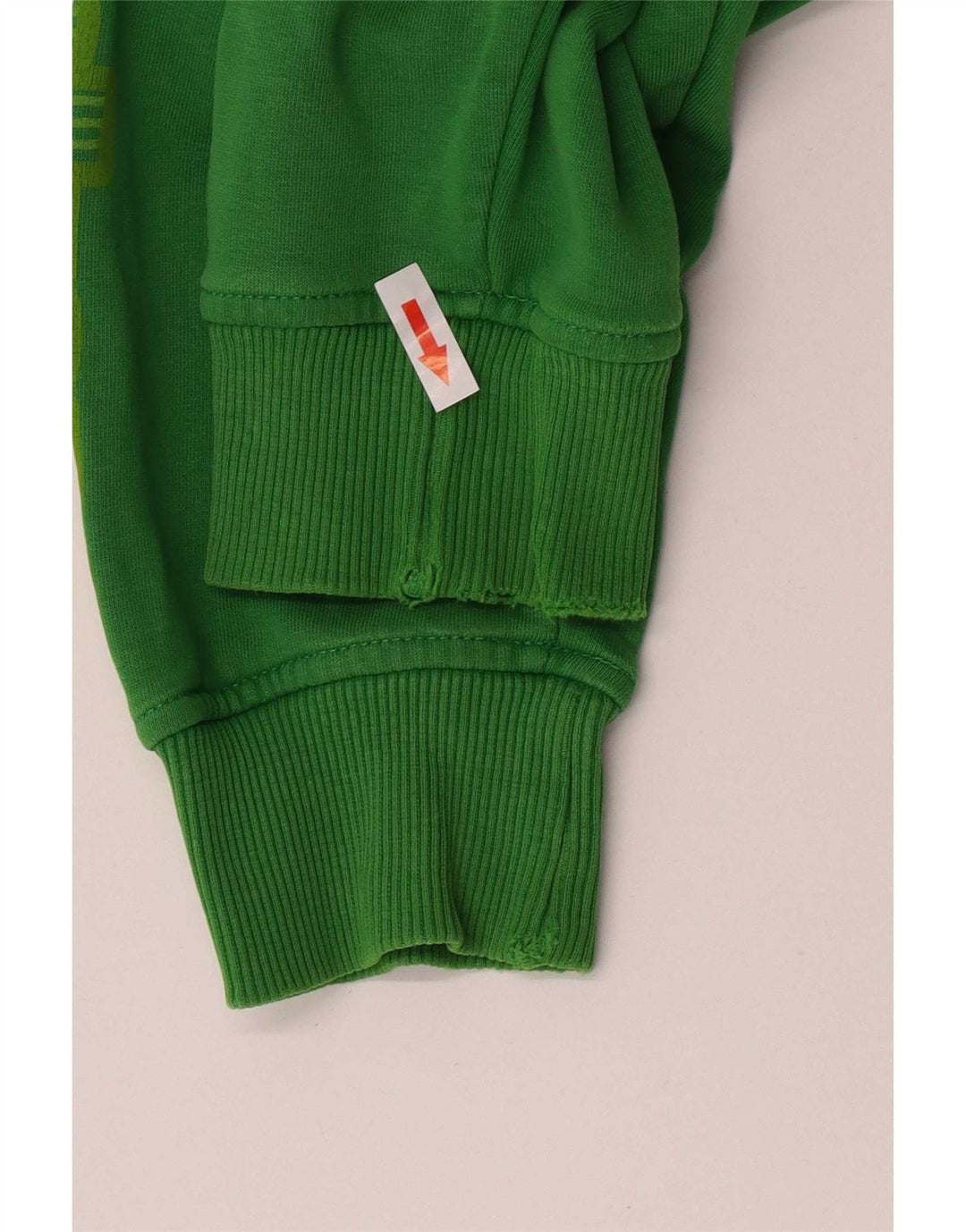 Kappa Mens Graphic Hoodie Jumper Medium Green Cotton