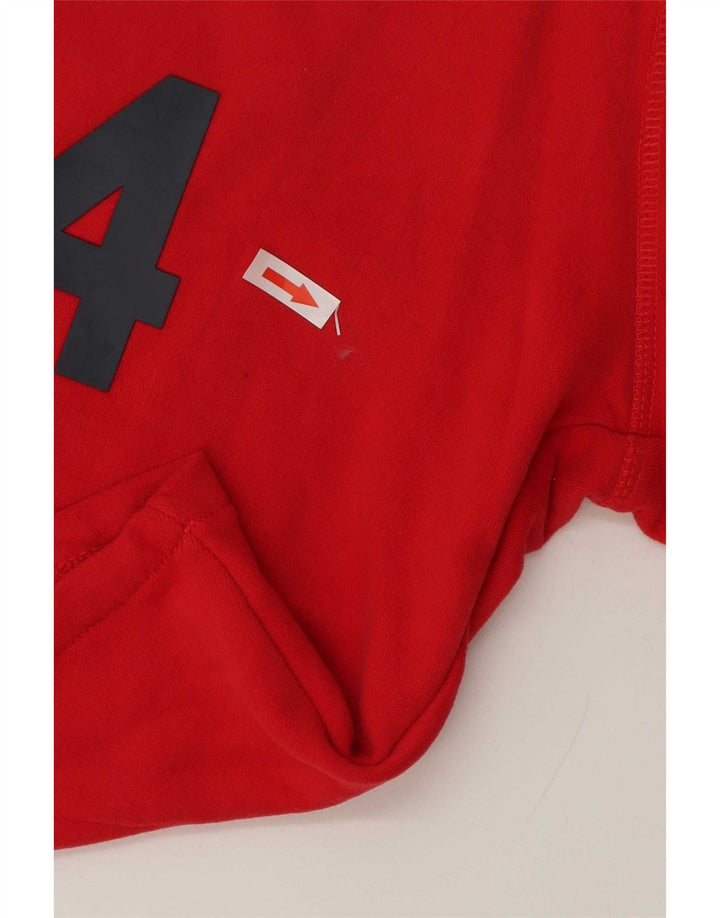 Superdry Mens Graphic Sport Shorts Large Red Cotton