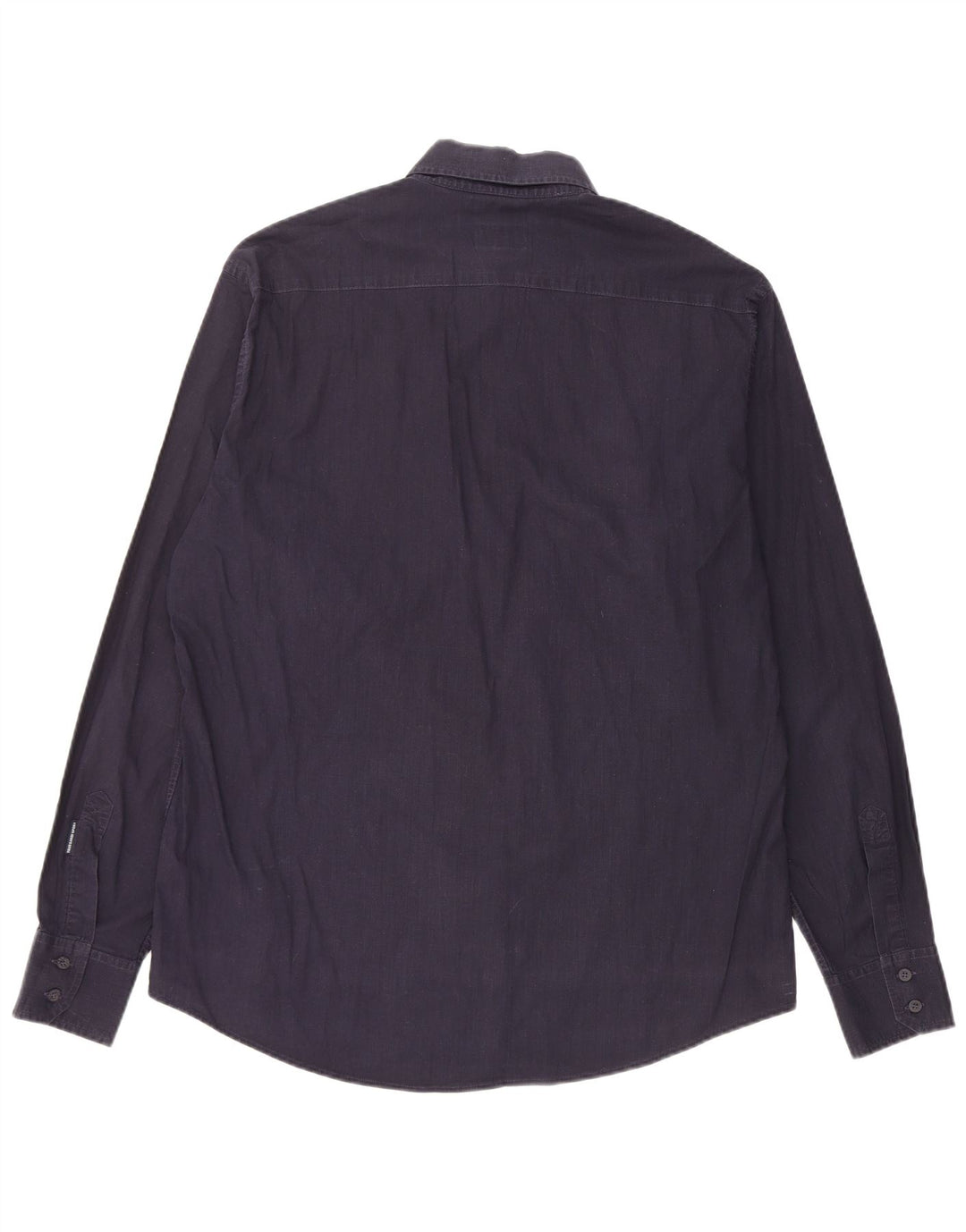 Trussardi Mens Shirt XL Navy Blue Cotton