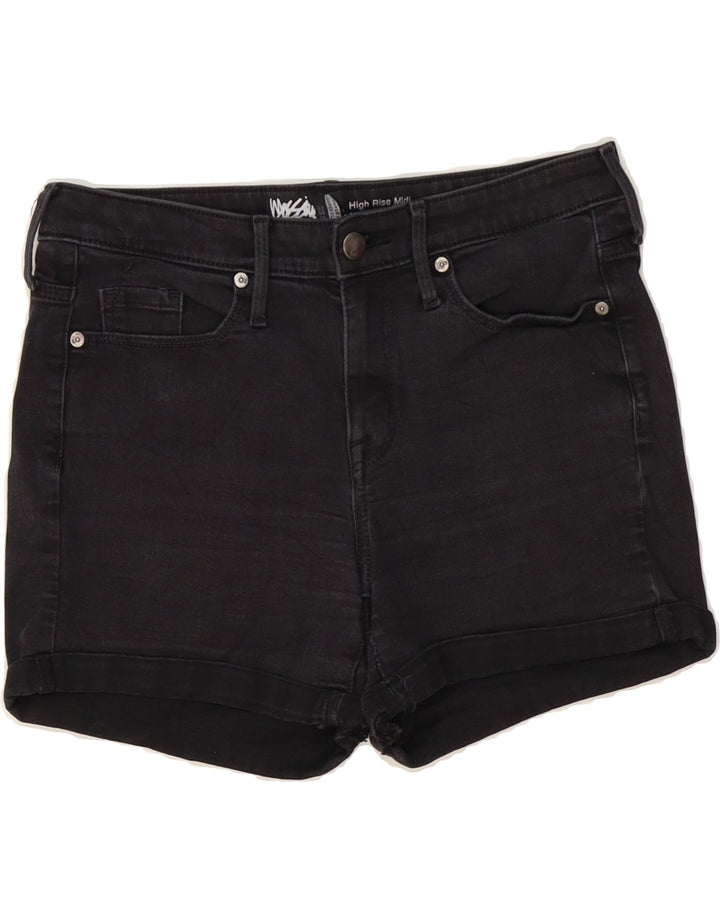 MOSSIMO Womens Denim Shorts US 8 Medium W28 Black Cotton Vintage Mossimo and Second-Hand Mossimo from Messina Hembry 
