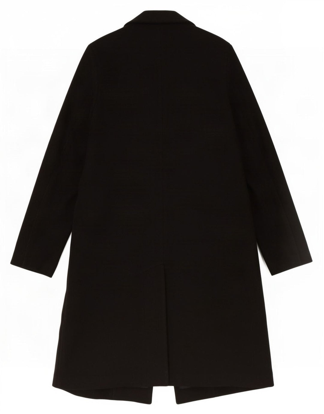 Zara Womens Overcoat UK 10 Small Black Polyester