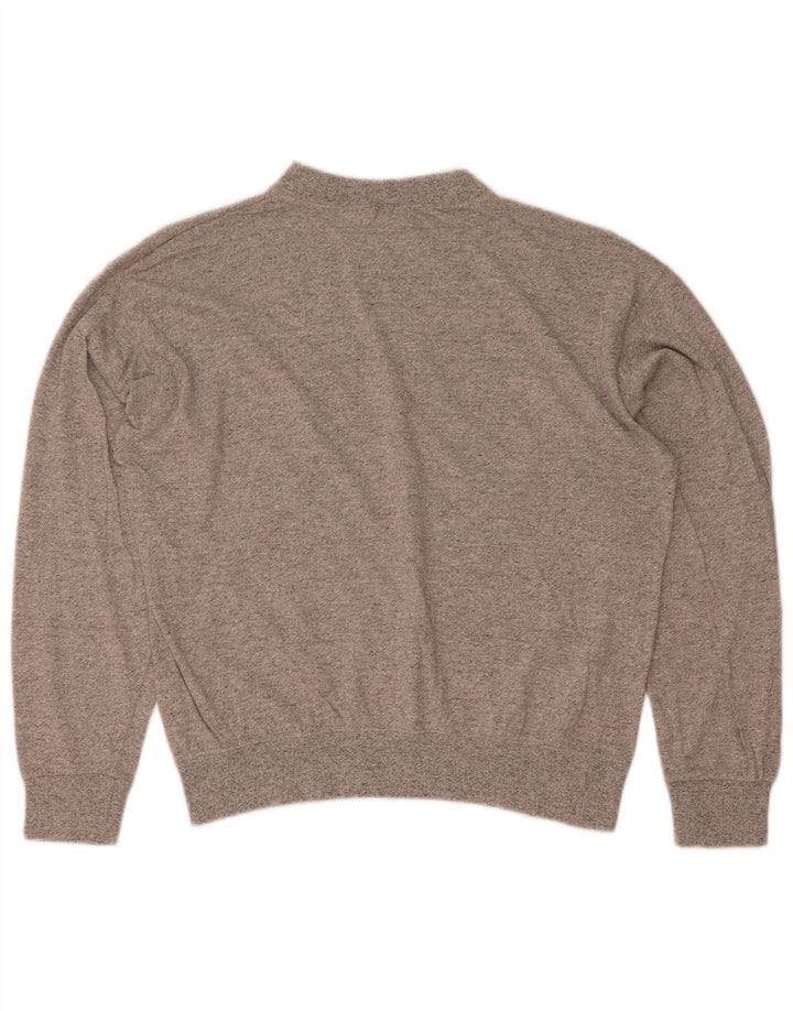 Champion Mens Graphic Sweatshirt Jumper Medium Grey Cotton