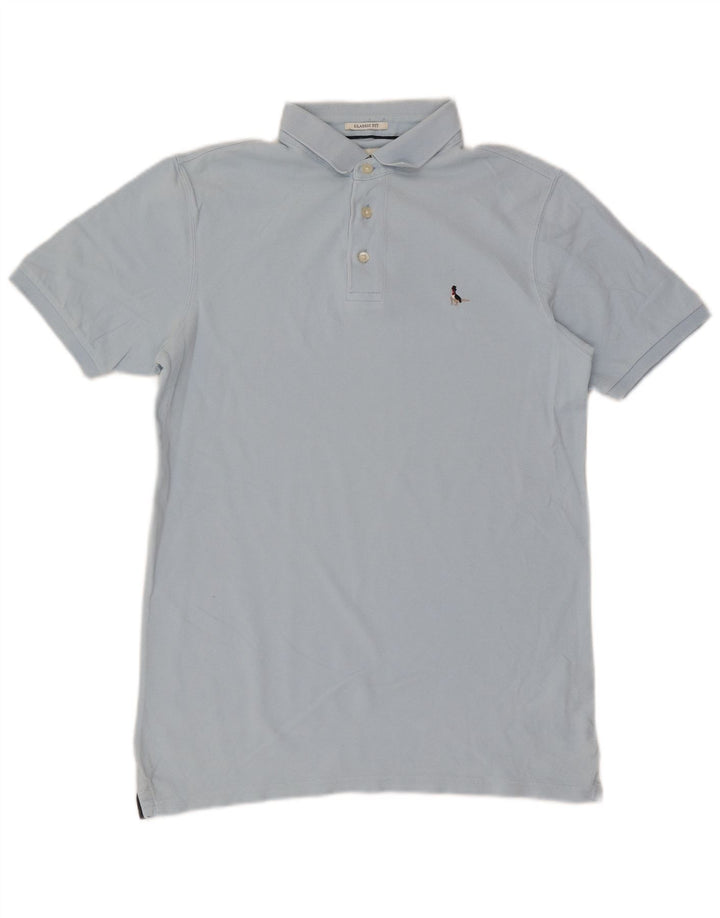 Jack Wills Mens Classic Fit Polo Shirt Small Blue Cotton