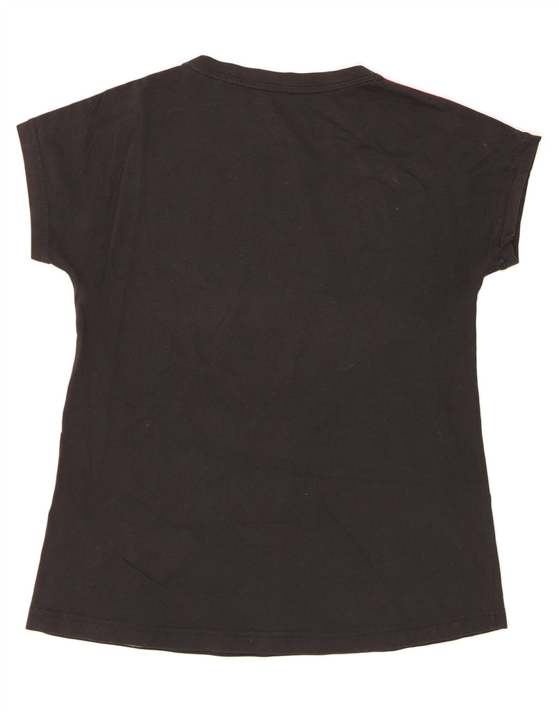 ADIDAS Womens T-Shirt Top UK 12/14 Medium Black Cotton Vintage Adidas and Second-Hand Adidas from Messina Hembry 
