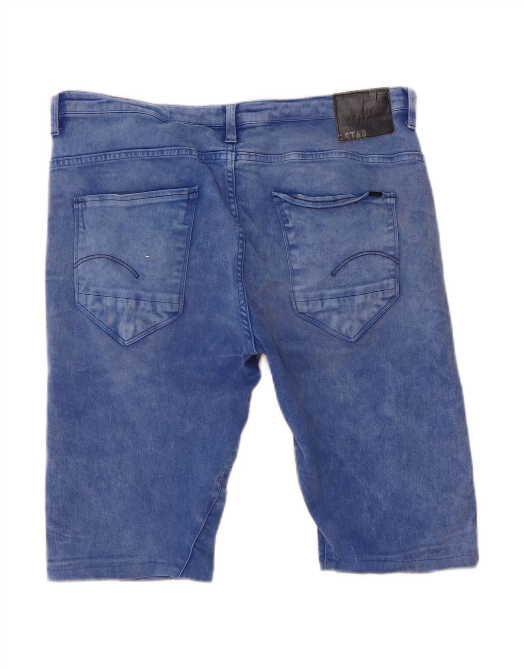 G-STAR Mens Denim Shorts W31 Medium Blue Cotton