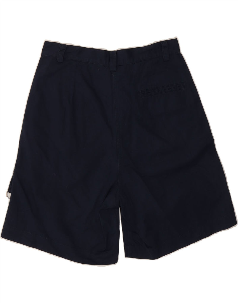 ICEBERG Womens High Waist Chino Shorts IT 42 Medium W26 Navy Blue Vintage Iceberg and Second-Hand Iceberg from Messina Hembry 