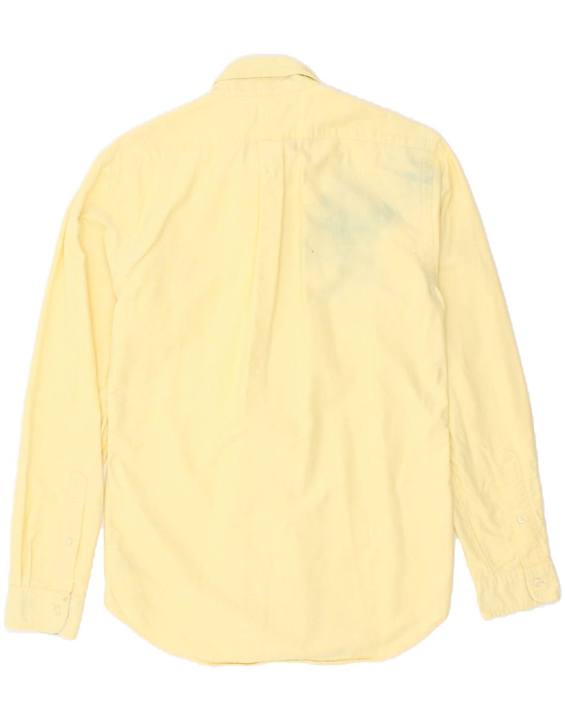 RALPH LAUREN Mens Slim Fit Shirt Medium Yellow Cotton | Vintage Ralph Lauren | Thrift | Second-Hand Ralph Lauren | Used Clothing | Messina Hembry 
