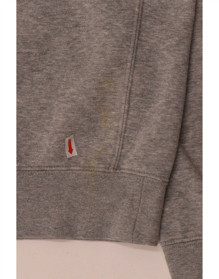 Nike Mens Sweatshirt Jumper Medium Grey Flecked Cotton