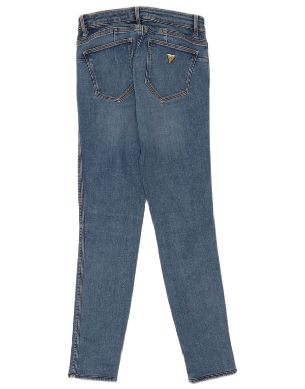 Guess Girls Curvy X Skinny Jeans 9-10 Years W25 L25 Blue Polyester