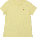 LEVI'S Womens T-Shirt Top UK 14 Large Yellow Cotton Vintage Levi's and Second-Hand Levi's from Messina Hembry 