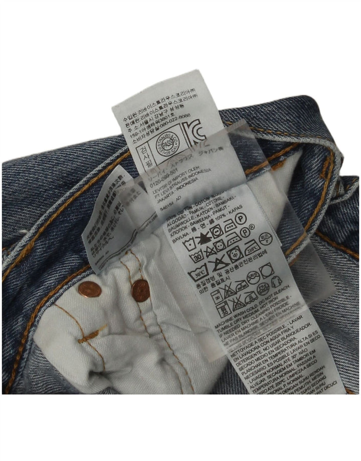Levi's Mens 501 Straight Jeans W36 L32 Blue Cotton