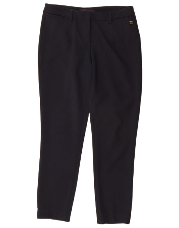 Trussardi Womens Slim Suit Trousers IT 42 Medium W30 L27 Navy Blue
