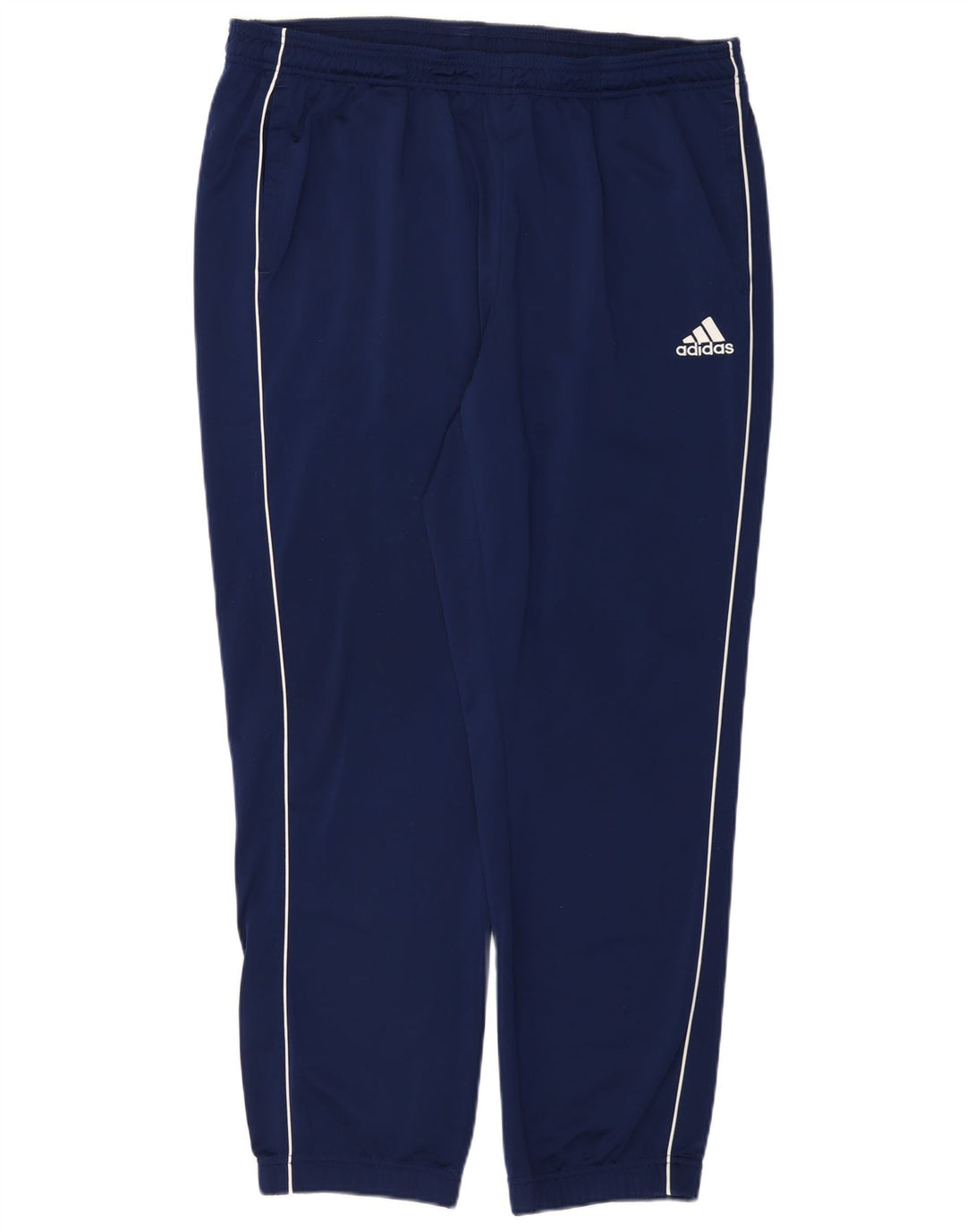 Adidas Mens Tracksuit Trousers Joggers 2XL  Navy Blue Polyester