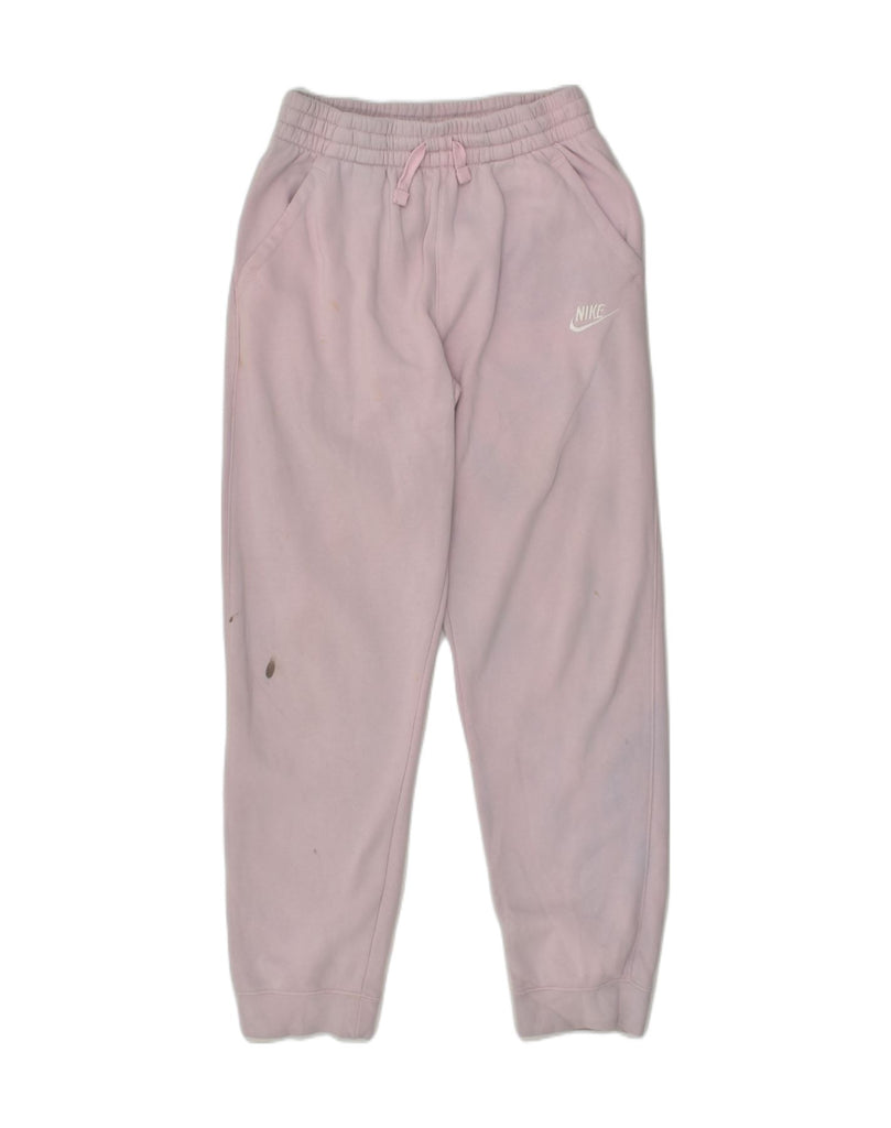 NIKE Girls Tracksuit Trousers Joggers 15-16 Years XL Pink Cotton | Vintage Nike | Thrift | Second-Hand Nike | Used Clothing | Messina Hembry 