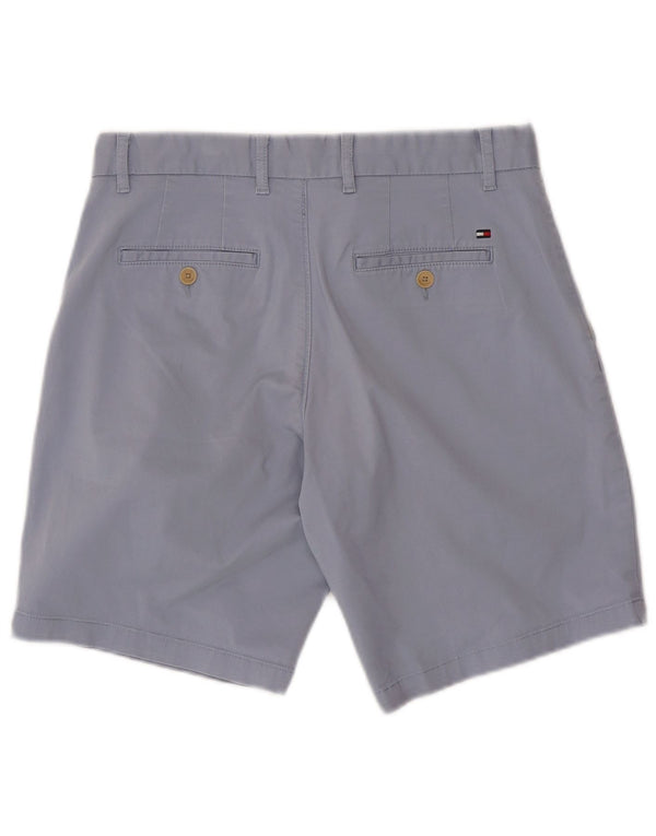 TOMMY HILFIGER Mens Chino Shorts W31 Medium Blue Cotton