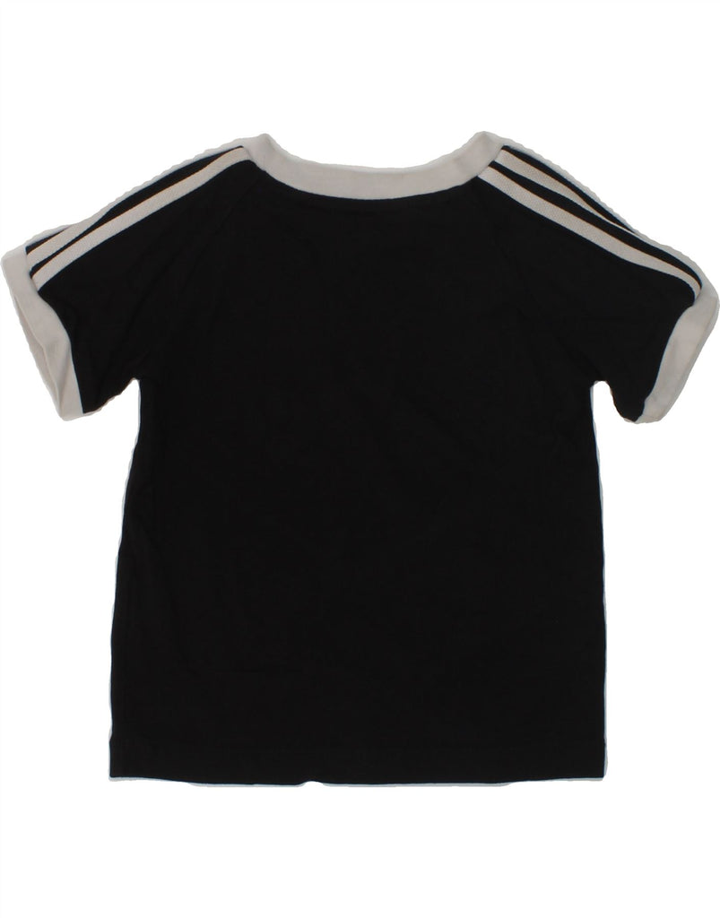 ADIDAS Baby Boys Graphic T-Shirt Top 9-12 Months Black | Vintage Adidas | Thrift | Second-Hand Adidas | Used Clothing | Messina Hembry 