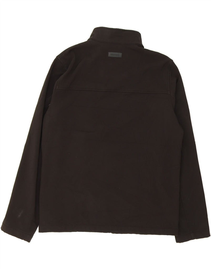 TOMMY HILFIGER Mens Tracksuit Top Jacket Medium Black Polyester Vintage Tommy Hilfiger and Second-Hand Tommy Hilfiger from Messina Hembry 