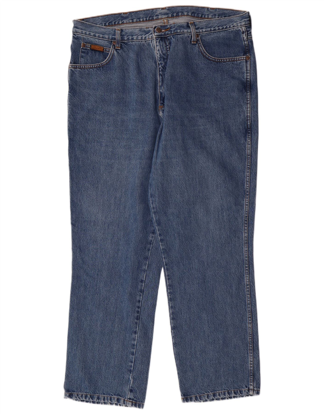 WRANGLER Mens Straight Jeans W38 L30 Blue