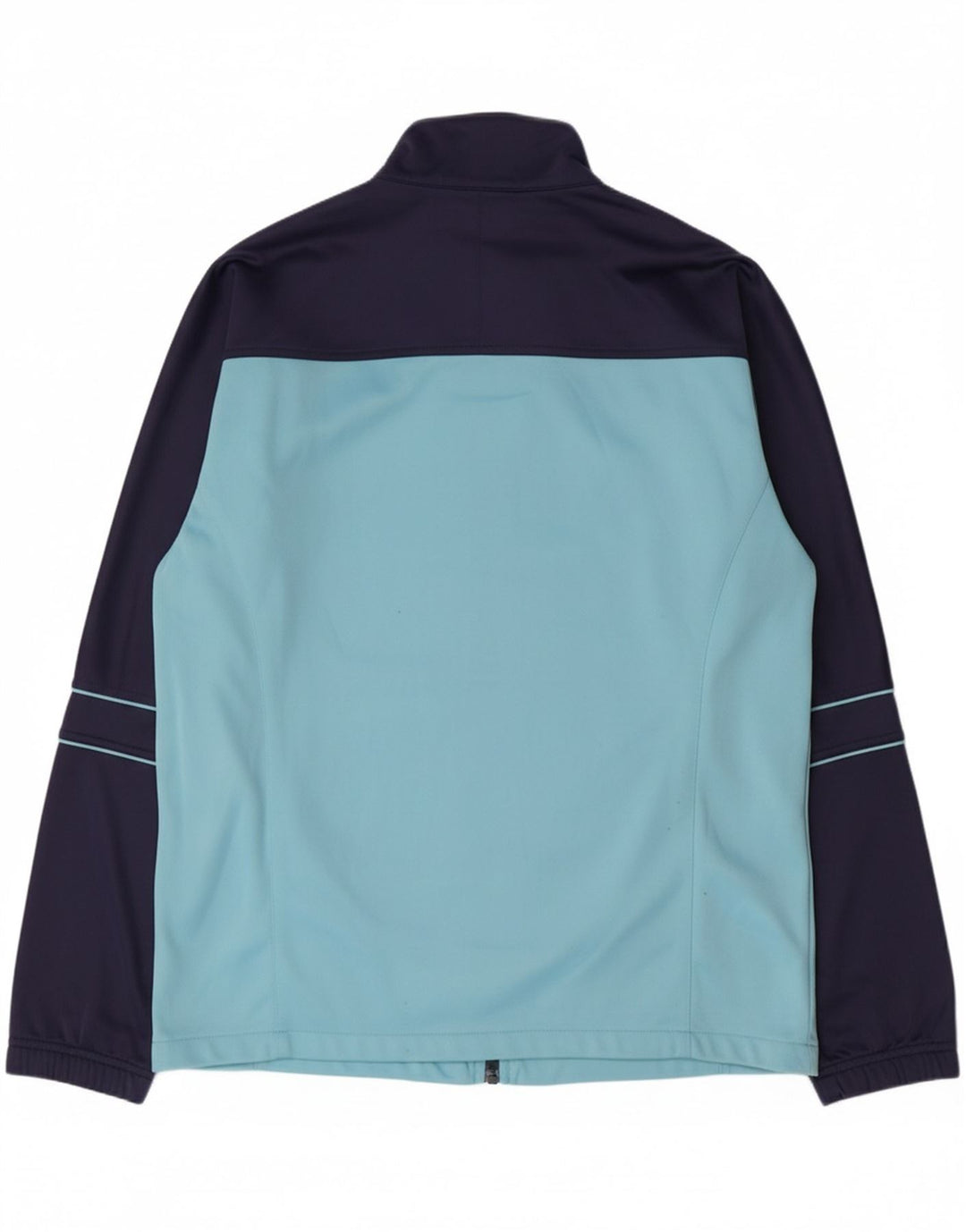 ASICS Mens Graphic Tracksuit Top Jacket XL Blue Colourblock Polyester