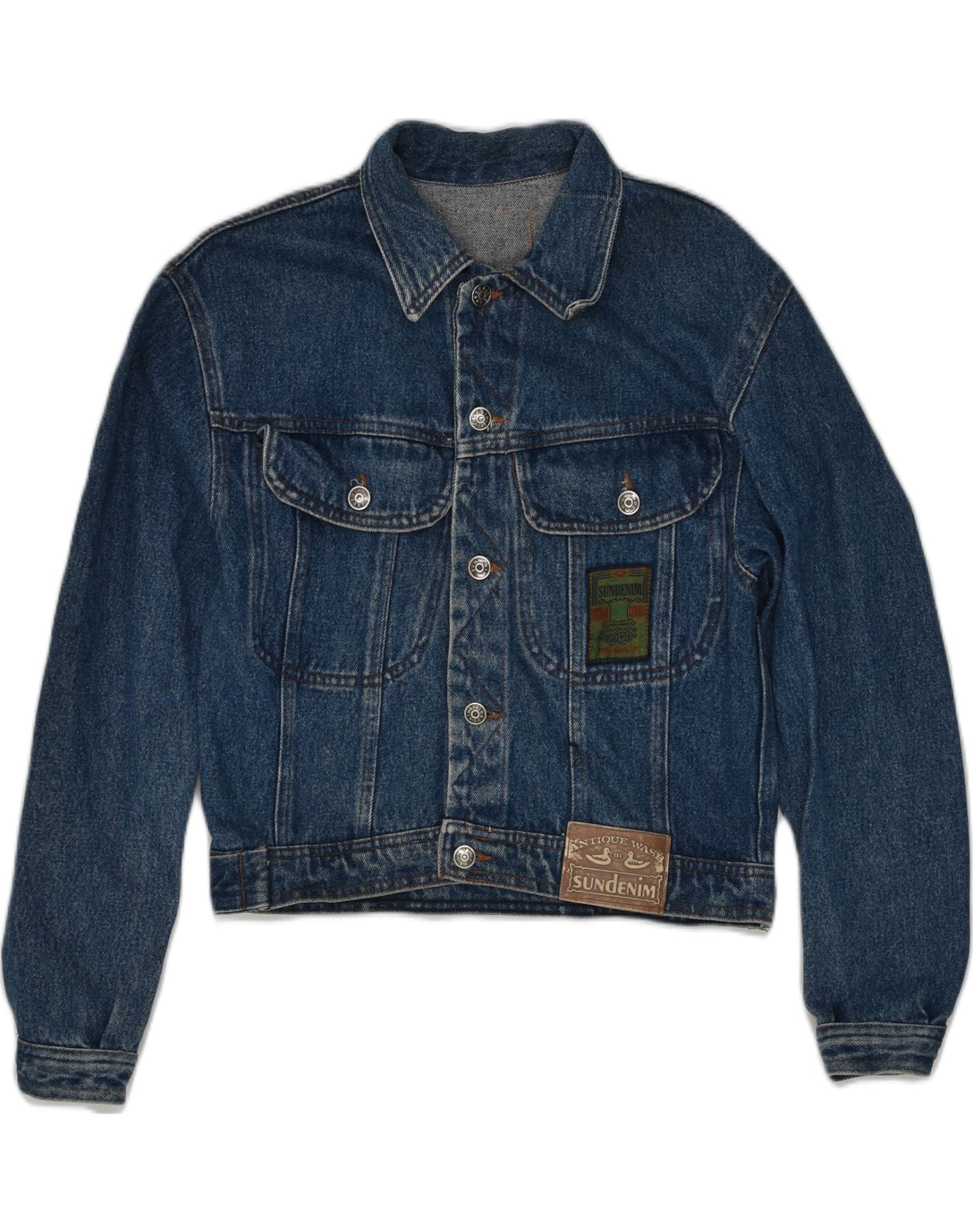 Levis Boys Full Zip Puffer Jacket Size 8-15 Blue Multic Water Resistant  Hooded | eBay