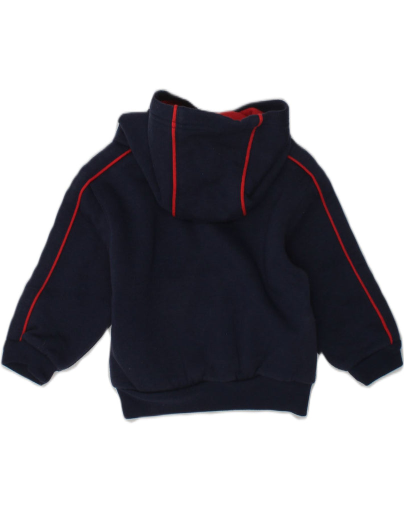 UMBRO Baby Boys Hoodie Jumper 3-6 Months Navy Blue Cotton | Vintage Umbro | Thrift | Second-Hand Umbro | Used Clothing | Messina Hembry 