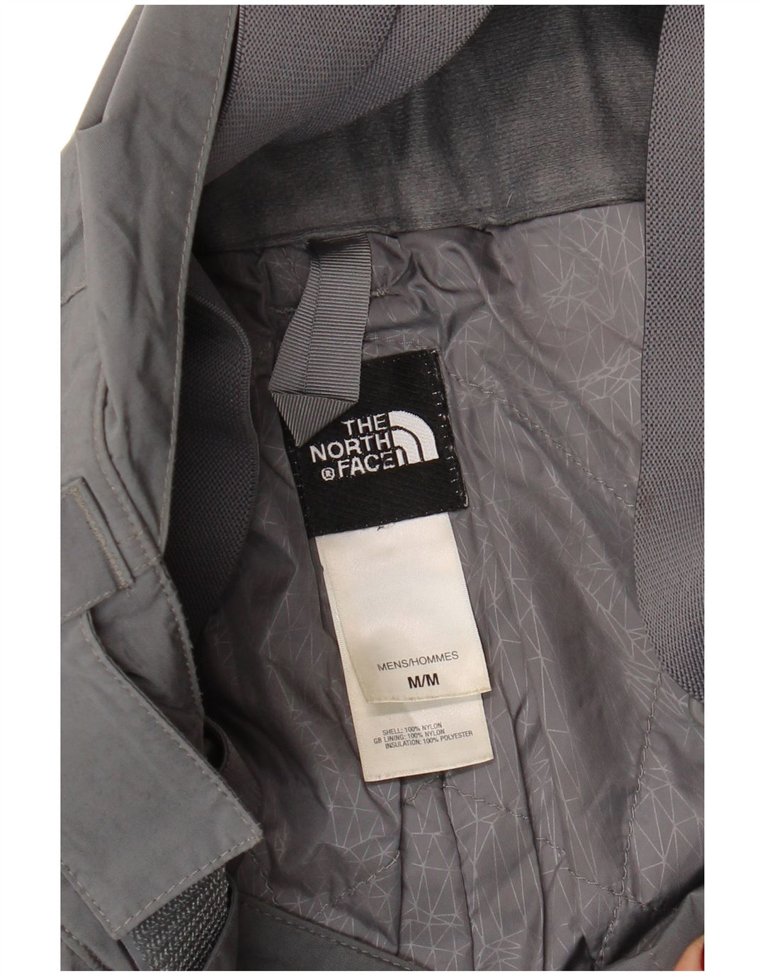 The North Face Mens Dungarees Ski Trousers Medium Grey Nylon