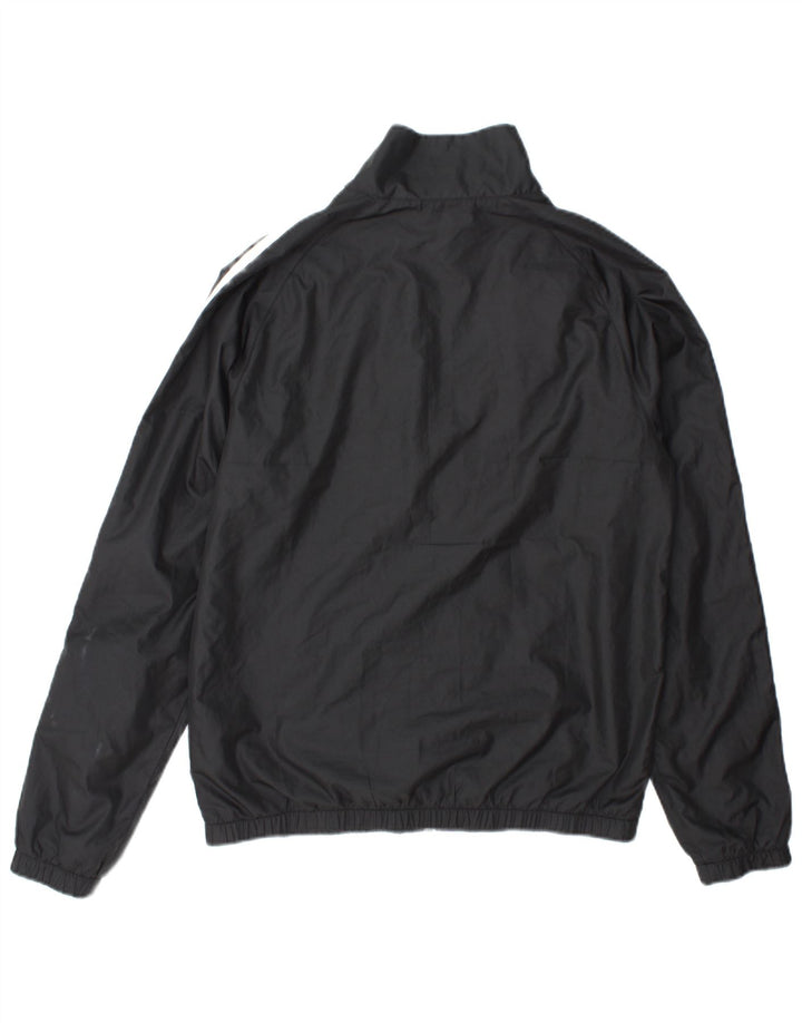 Nike Mens Rain Jacket UK 38 Medium Black Polyester