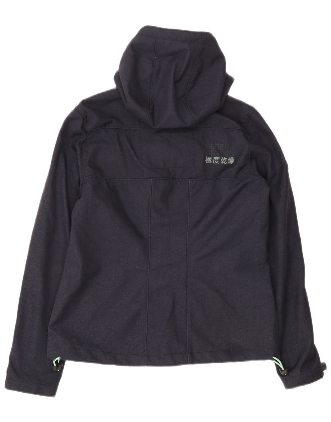 Superdry Mens Windtrekker Hooded Windbreaker Jacket UK 38 Medium Navy Blue