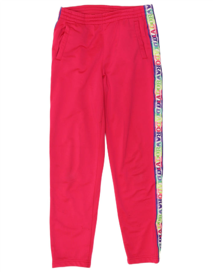 Diadora Womens Graphic Tracksuit Trousers UK 14 Large  Pink Polyester