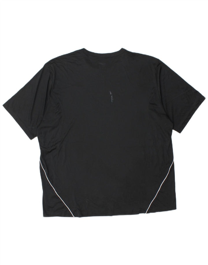 Nike Mens T-Shirt Top UK 42/44 Large Black Polyester