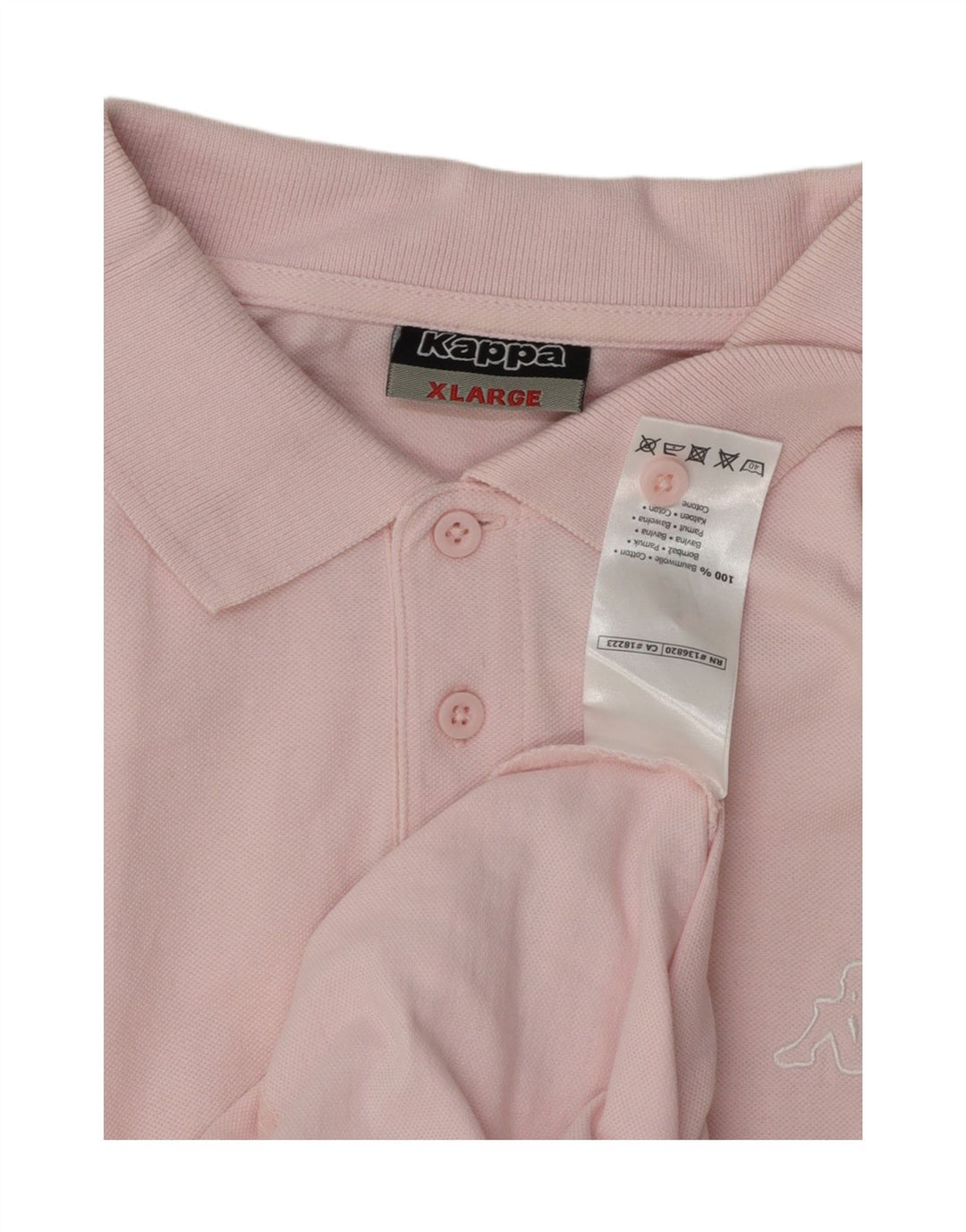 KAPPA Mens Polo Shirt XL Pink Cotton Vintage Kappa and Second-Hand Kappa from Messina Hembry 