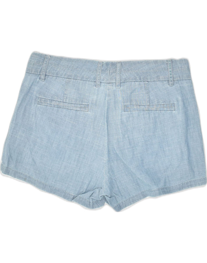 J. CREW Womens Chino Shorts US 2 XS W28 Blue Cotton | Vintage J. Crew | Thrift | Second-Hand J. Crew | Used Clothing | Messina Hembry 