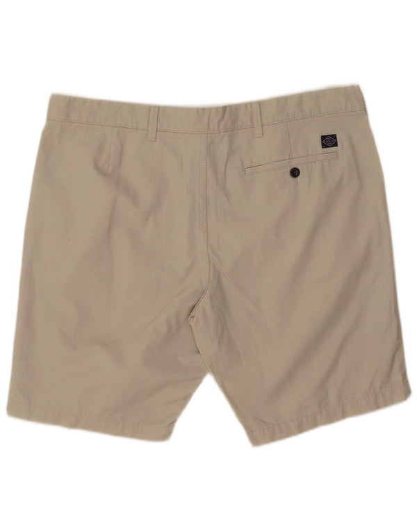Marks & Spencer Mens Chino Shorts W38 XL Beige Cotton