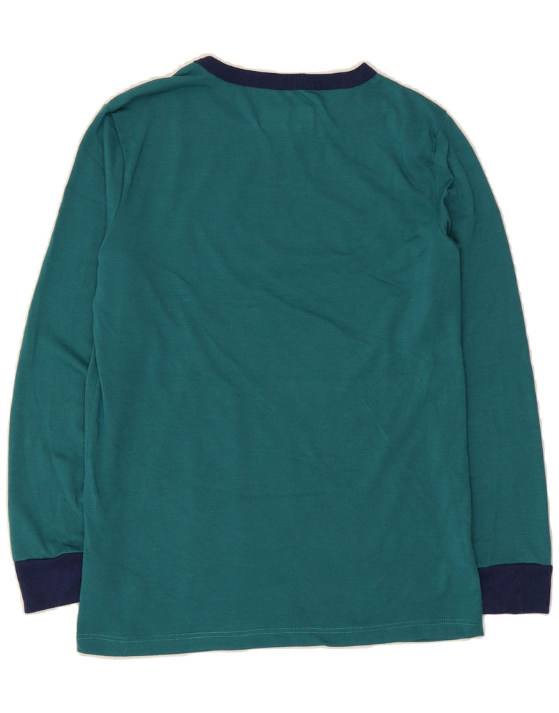 EDDIE BAUER Boys Graphic Top Long Sleeve 10-11 Years Medium Blue Vintage Eddie Bauer and Second-Hand Eddie Bauer from Messina Hembry 