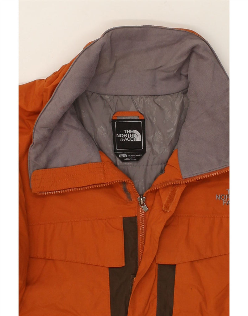 THE NORTH FACE Mens Windbreaker Jacket UK 42 XL Orange Colourblock Nylon | Vintage The North Face | Thrift | Second-Hand The North Face | Used Clothing | Messina Hembry 