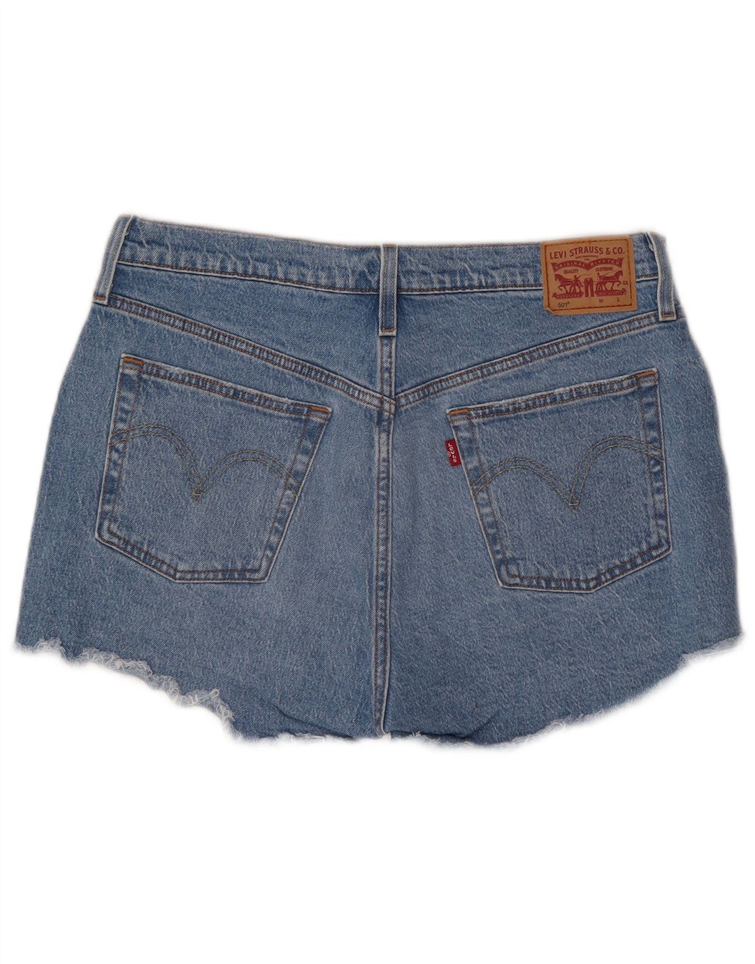 LEVI'S Womens 501 Denim Shorts W32 Large  Blue Cotton