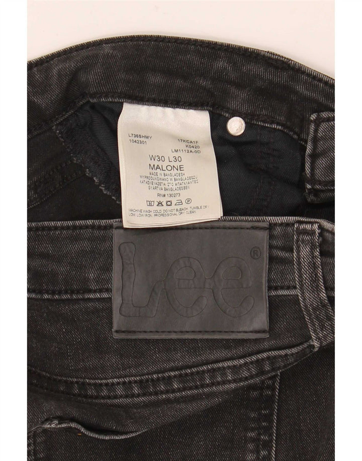 Lee Mens Malone Slim Jeans W30 L30 Black Cotton
