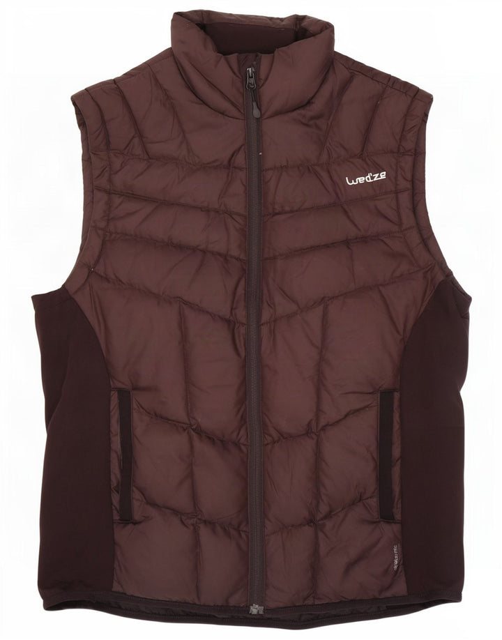 Wed Ze Mens Padded Gilet UK 38 Medium Brown Colourblock Polyamide