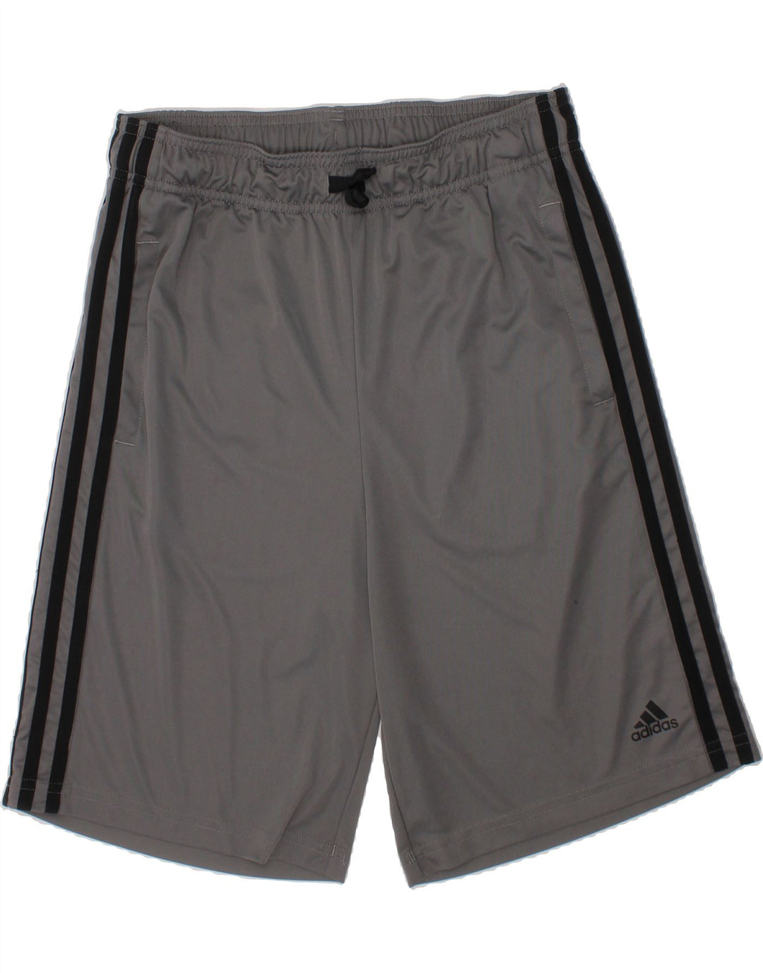 ADIDAS Boys Aeroready Sport Shorts 13-14 Years  Grey Polyester Vintage Adidas and Second-Hand Adidas from Messina Hembry 