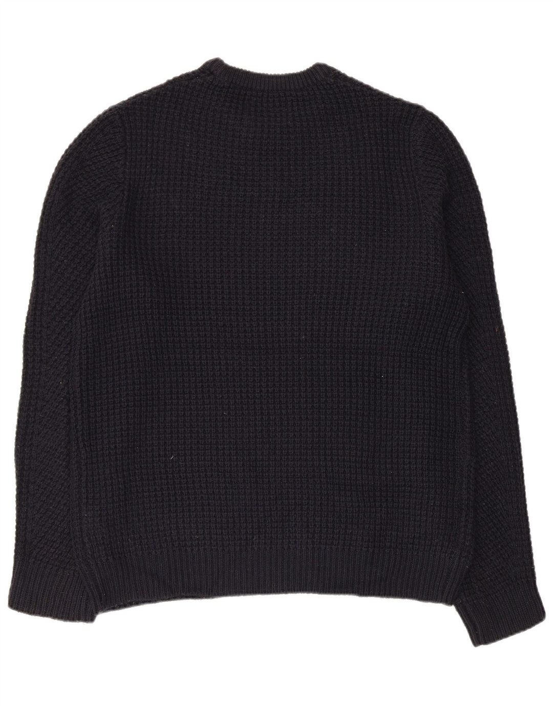 JACK & JONES Mens Crew Neck Jumper Sweater Large Navy Blue Cotton