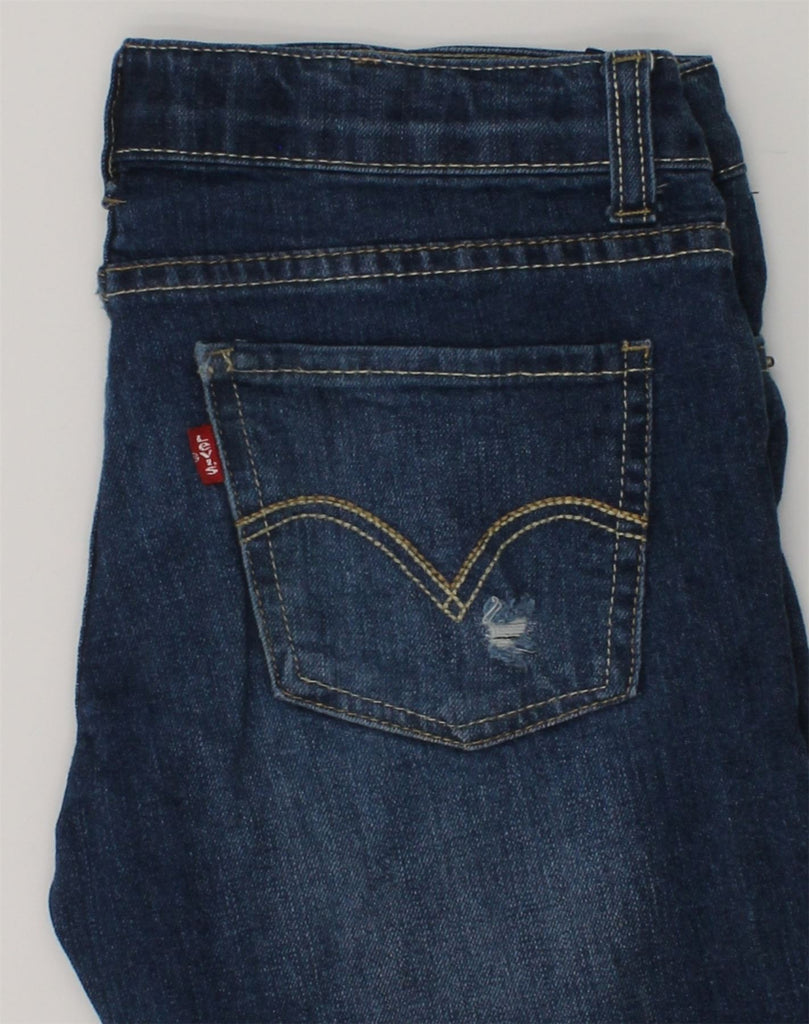 LEVI'S Girls Boyfriend Distressed Skinny Jeans 11-12 Years W26 L27 Blue | Vintage Levi's | Thrift | Second-Hand Levi's | Used Clothing | Messina Hembry 