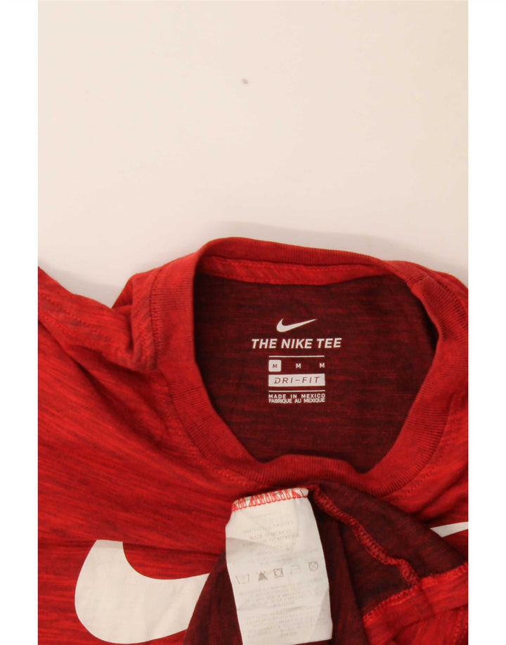 Nike Boys Dri Fit Graphic T-Shirt Top 10-11 Years Medium Red Flecked