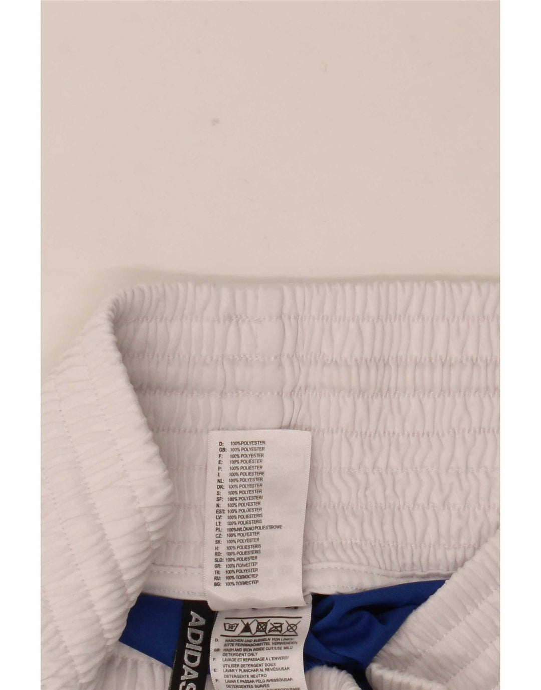 Adidas Mens Boxing Sport Shorts Large Blue Colourblock Polyester